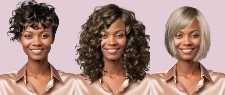 App to try on hairstyles for African hair