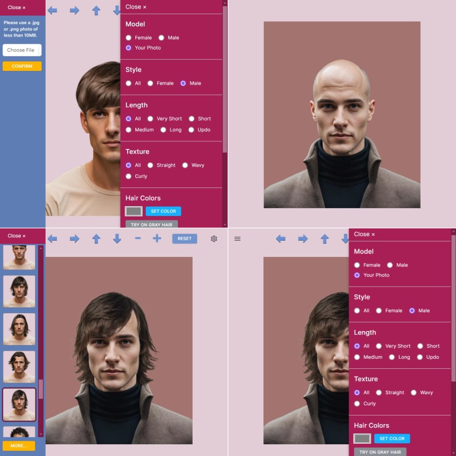 Barbershop: Try Different Hairstyles and Hair Colors from Pictures (GANs)