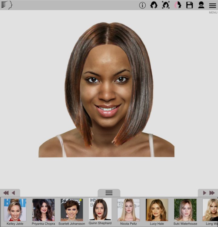 Android İndirme için Short hairstyles for black women  Hair Cut app APK