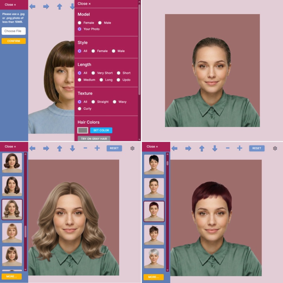 Try On Hairstyles And Hair Colors On A Photo Of Yourself Free Virtual 