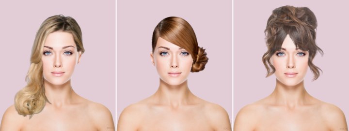 Wedding hairstyles to try on