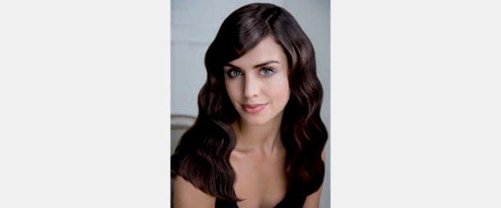 Long hairstyle with water waves
