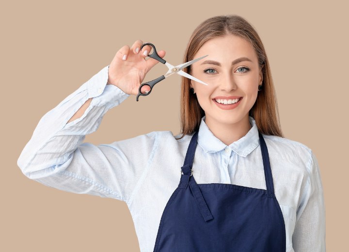 Female hairdresser