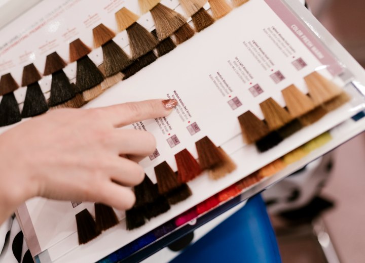 Hair color chart