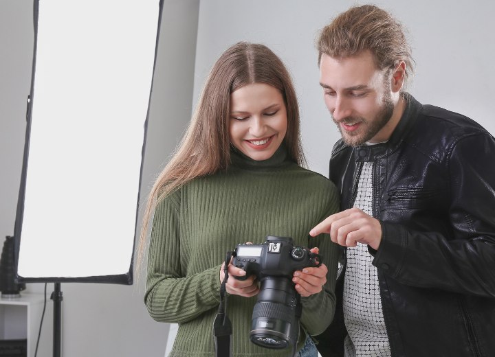 Hair model and photographer