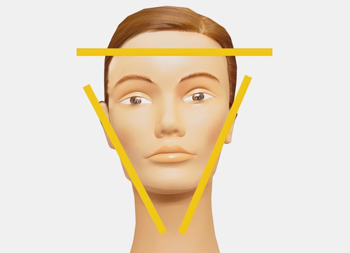 Inverted triangle face shape
