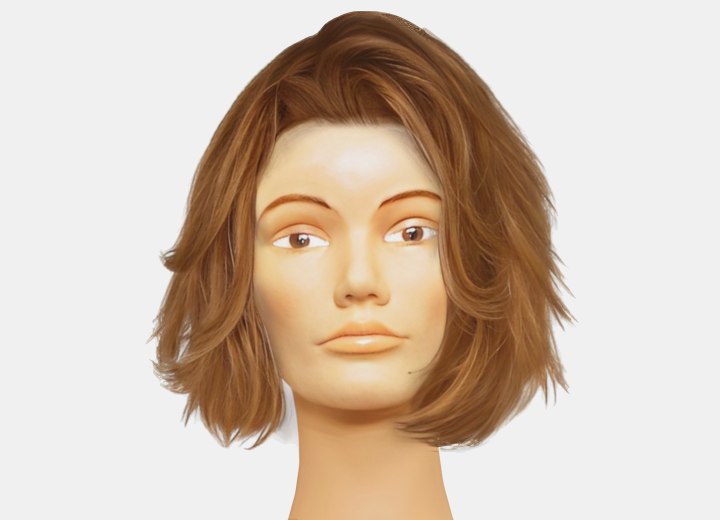 Bob Haircut for an inverted triangle face shape