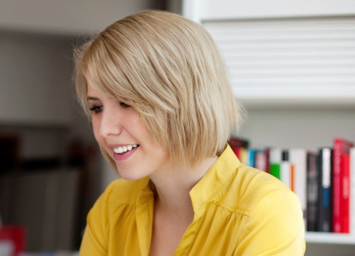 Modern bob cut