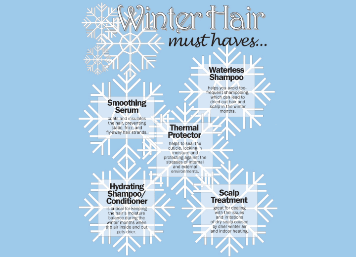Hair care products for winter