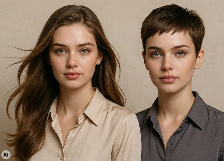Acconciature per donne con un viso ovale