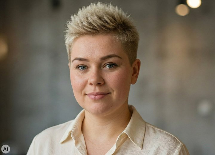 Acconciatura per donne con il viso tondo