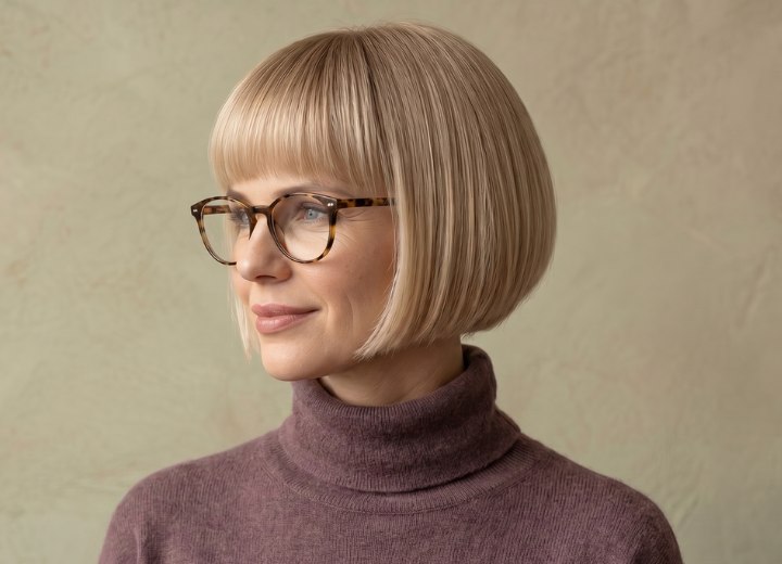 Bob corto per donne mature