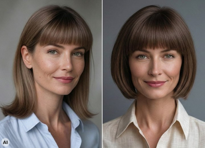Trasformazione capelli: da lunghezza spalle a caschetto