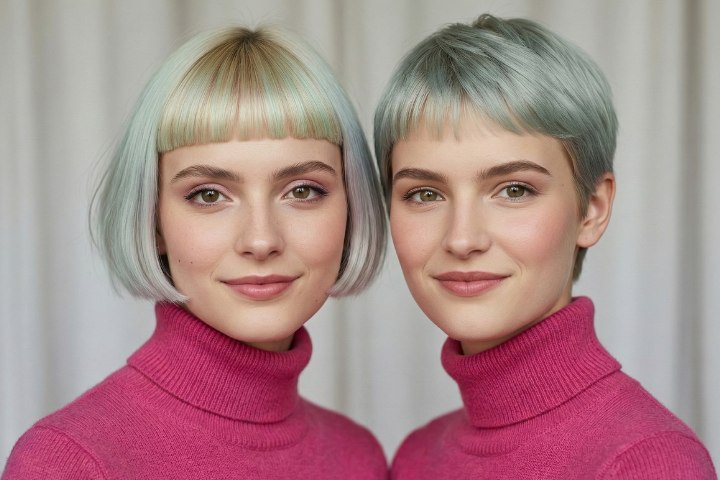 Tagli di capelli corti moderni
