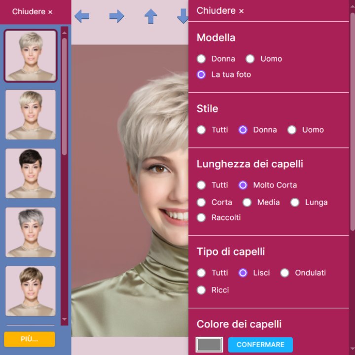Prova acconciature su una tua foto