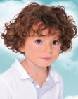 Hairstyle for toddler with curly hair