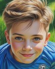 Modern haircut for boys