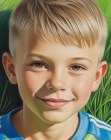 Fade haircut for young boys