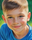 Boys crew cut with short sides