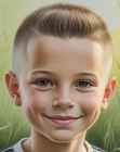 Easy to maintain haircut for little boys