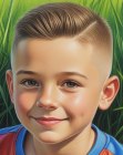 Very short haircut for boys
