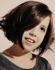 Classic bob haircut for children