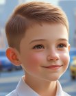 Classic short haircut for little boys
