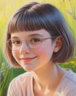 Practical bob with short bangs