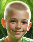 Buzz cut for young boys