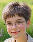 Practical pixie cut for young girls