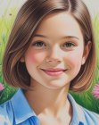 Chin-length bob with smooth styling