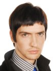 Mod look inspired haircut for men