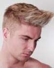 Short mens haircut with graduation