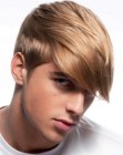 Hairstyle with a natural feel for men