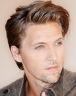 Men's hairstyle with increased length