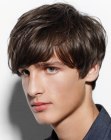 Trendy mushroom haircut for boys