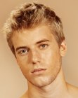 Short cropped haircut for men