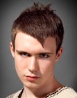 Almost classic crop haircut for men