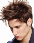 Spiked hairstyle for boys