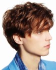 Handsome look for men with longer hair