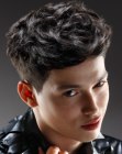 Boys haircut with clipper-cut sides