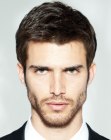 Neat business haircut for men