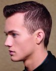 Neat and short haircut or men