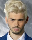 Man with bleached hair