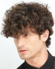 Dark Latin style curls for boys