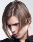 Bob haircut for men