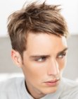 Short back and sides haircut with bangs
