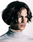 Easy to maintain hairstyle for men with curly hair