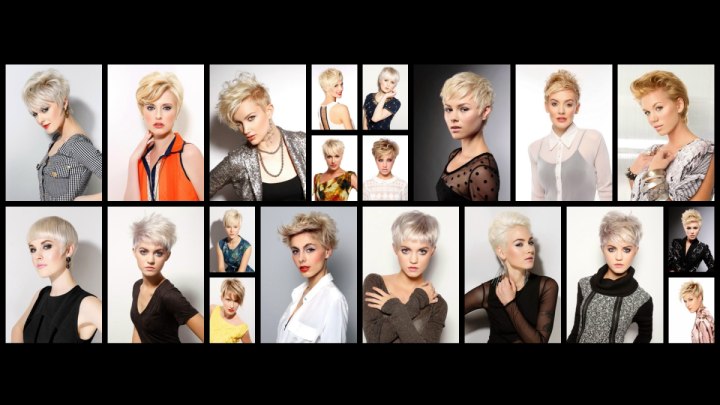 Blonde pixie cuts