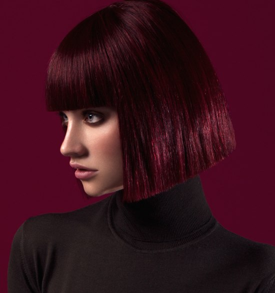 Bob haircuts - Straight with full bangs